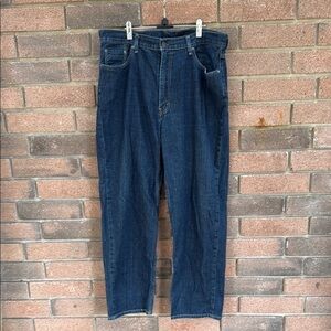 Levi's Men's Straight Leg Blue Relaxed Jeans High-Rise Classic Size 40x34